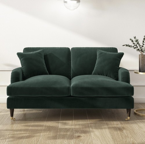 Velvet sofa seater couch - velvet,