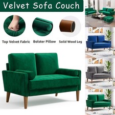 Modern Velvet Sofa with 2