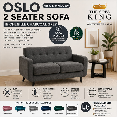 Charcoal grey chenille sofas - charcoal,