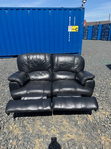 Scs black seater leather - 2,