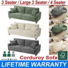 2/3/4 Seater Corduroy Sofa