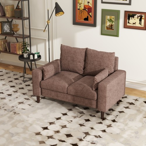 Modern linen sofa seater - modern, 3