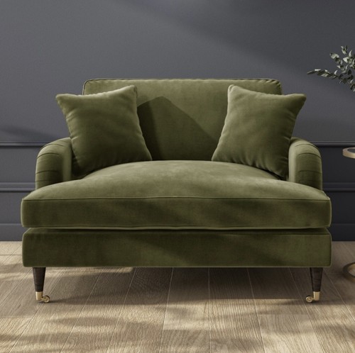 Loveseat sofa velvet couch - couch, 2